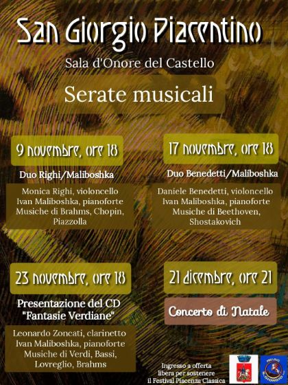 Serate musicali nel castello